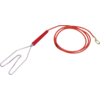 Rasteraansluitkabel met hartklemmen en ringoog 8 mm