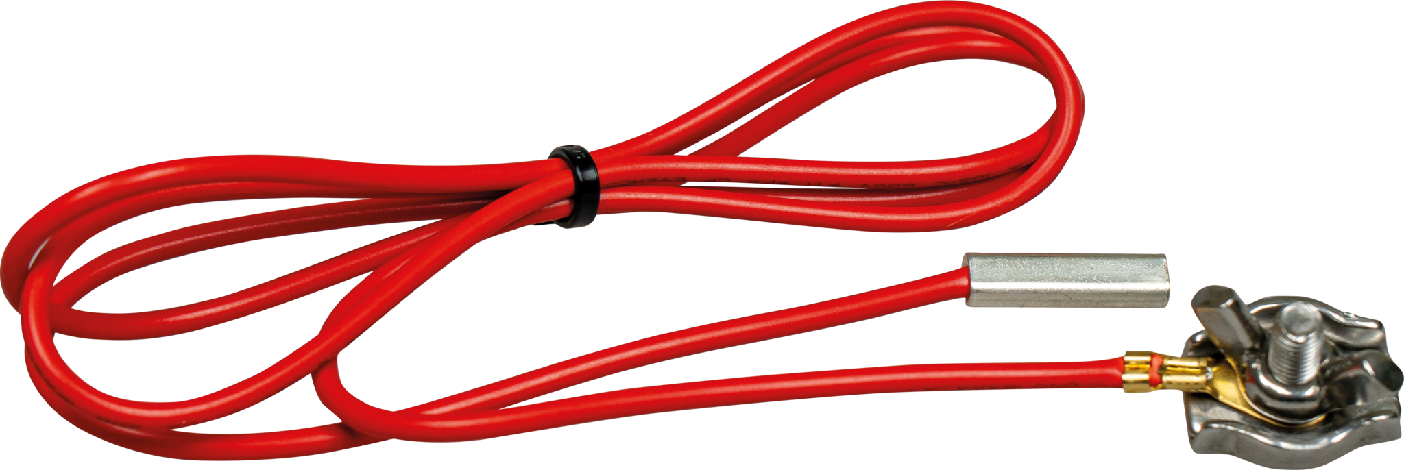 Patura Rasteraansluitkabel voor draad met RVS draadklem met vleugelmoer en ringoogje van 8 mm (1 stuk/pak)