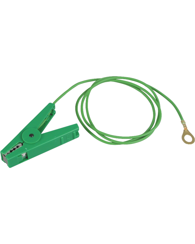 Patura Aardingaansluitkabel met ogen, groen