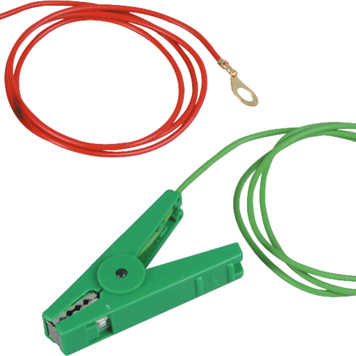 Patura Kabelset met 2 klemmen en 8mm ogen