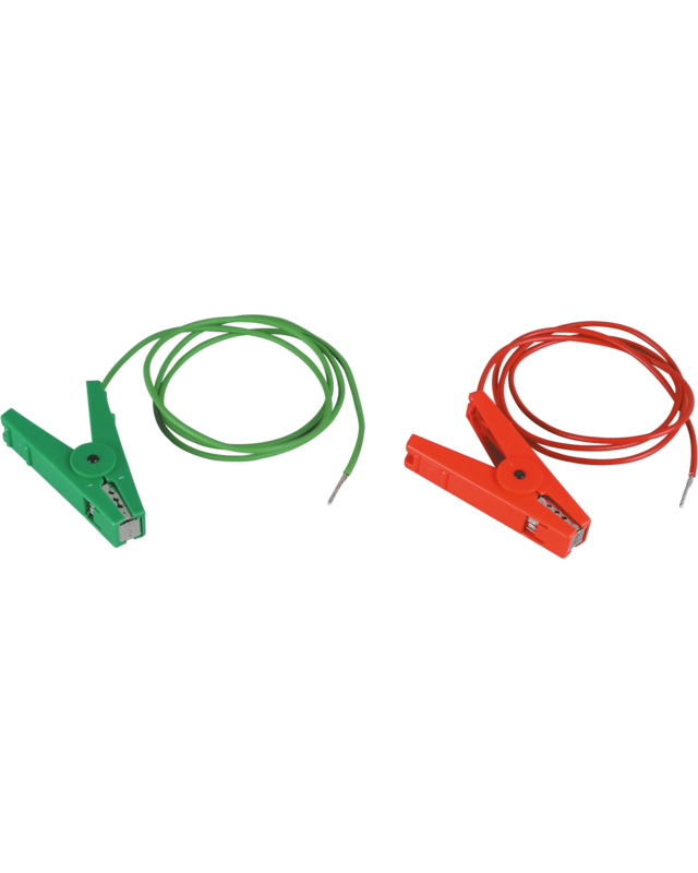 Patura Kabelset met 2 klemmen en 3mm pen