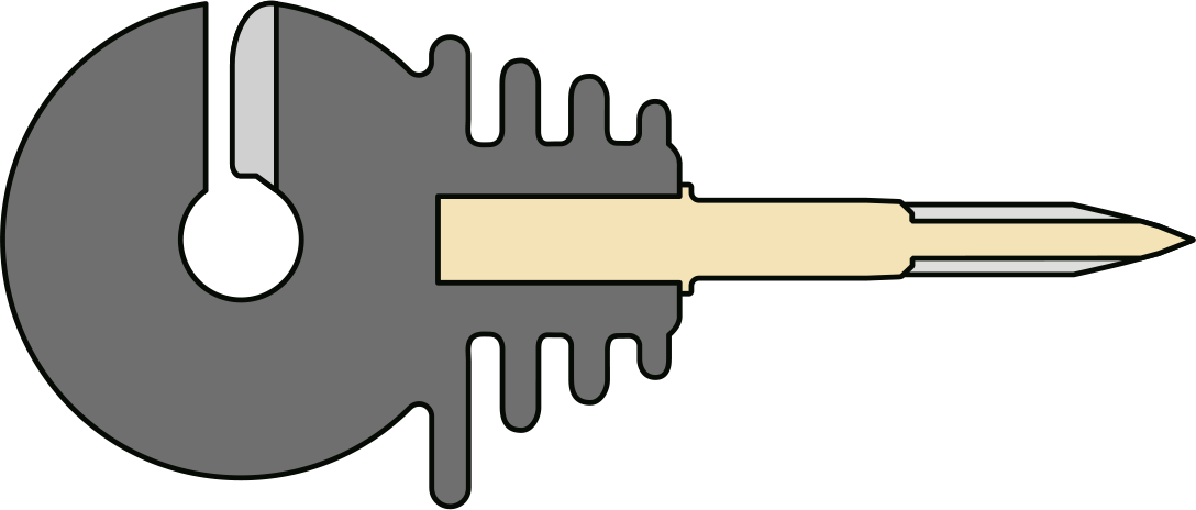 Patura Ringisolator hout 6mm schacht 25 st.