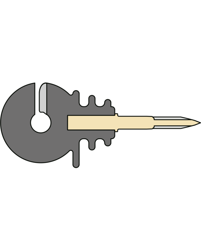 Patura Kwaliteits ringisolator met houtschroef 6 mm (25 stuk/pak)