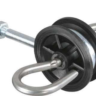 Patura Poortgreepisolator, RVS M6, 4 stuks