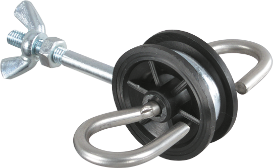 Patura Poortgreepisolator Schroefdraad M6 4 st.