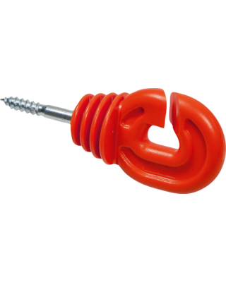 Patura Superringisolator met houtdraad, 25 stuks, rood