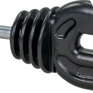 Patura Superringisolator met houtdraad, 25 stuks, zwart