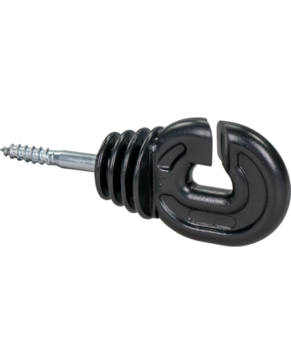 Patura Superringisolator met houtdraad, 150 stuks, zwart