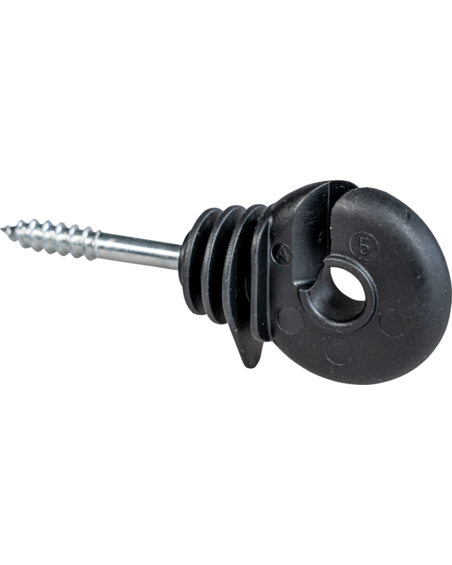 Patura Ringisolator met doorlopende steun houtschroefdraad (Emmer met 150 stuk, incl.inschroefhulp)