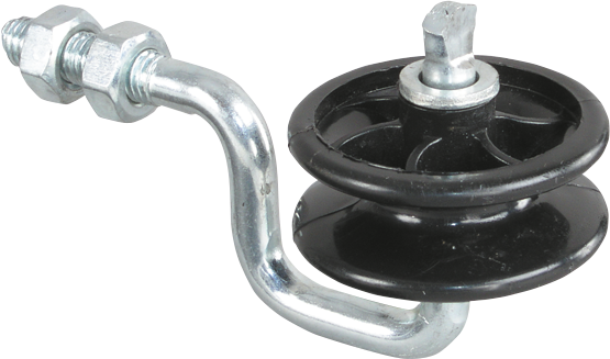 Patura Hoekrol met schroefdraad M8, 6 stuks