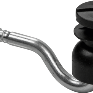 Patura Sleufisolator met houtdraad, 150 stuks, zwart