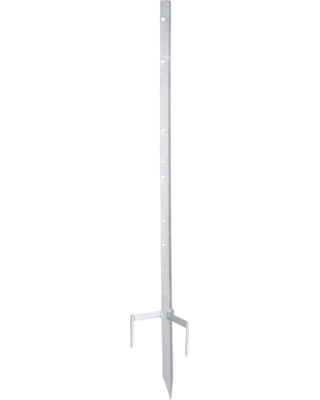 Patura Metalen hoekpaal Super, kort, voor rasters tot 0,90m