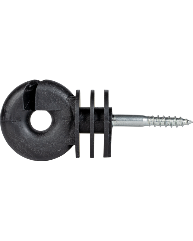 Patura Ringisolator met houtdraadschroefdraad 6 mm schacht, (100 st./emmer)