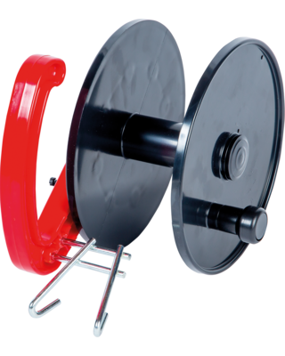 Patura Handhaspel, met metalen haak, tot 300m kunststofdraad