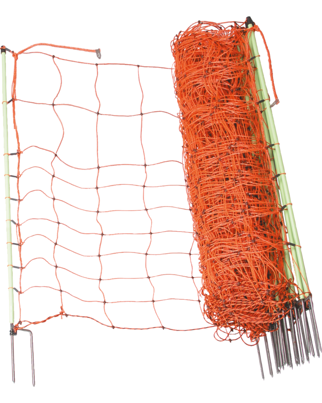 Patura Oogstbeschermingsnet 65cm hoog met dubbele punt, 50 m