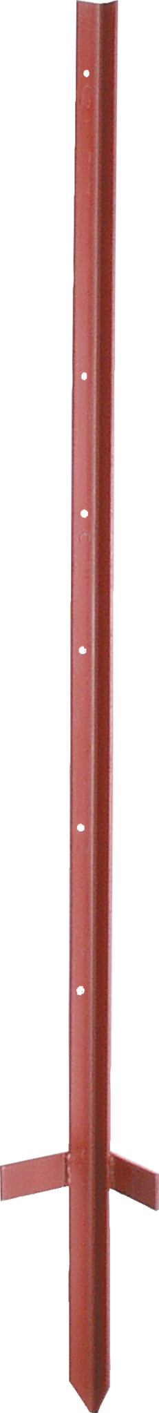 Patura Hoekstaalpaal 3mm, gelakt, 1,20 m, met intrap (10/pak)