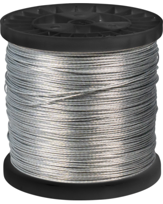 Patura Getwijnd staaldraad, 500m rol