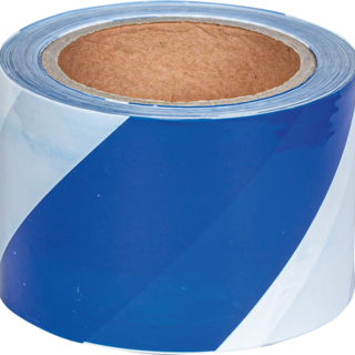 Patura Signaalband blauw-wit, 80mm breed, 100m
