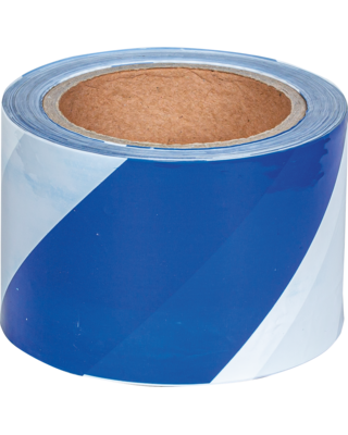 Patura Signaalband blauw-wit, 80mm breed, 100m