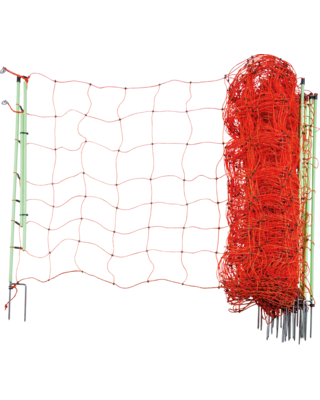 Patura Schrikdraadnet plus-min, dubbele pin, 50m, hoogte 0,90m