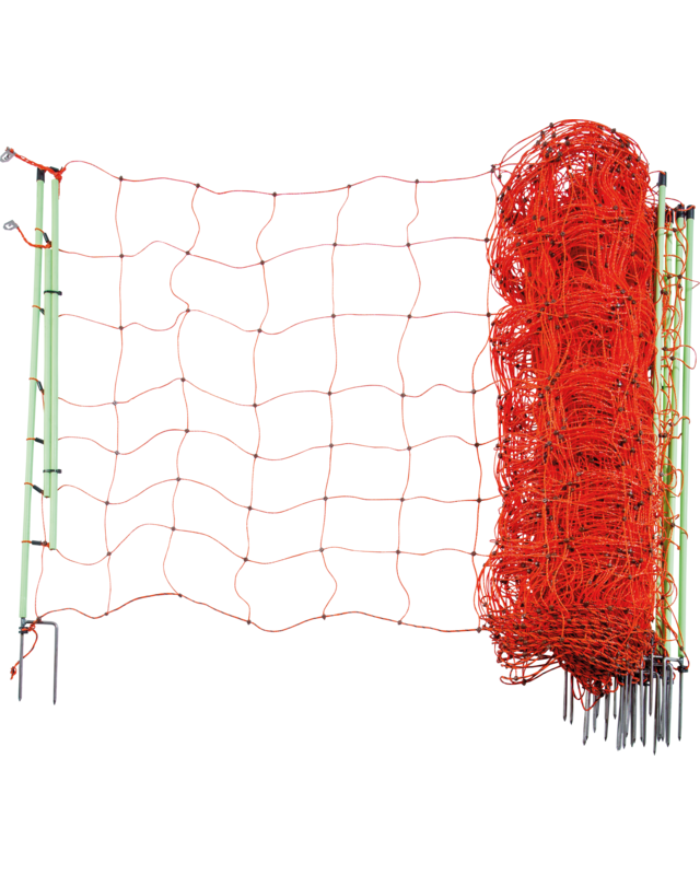 Patura Schrikdraadnet "plus/minus" 90 cm hoog, met duppele punt, 50 m