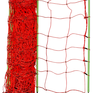 Patura Tornado XL schrikdraadnet met aardgeleider, dubbele pin, 50m, hoogte 0,90m