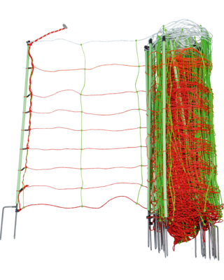 Patura Tornado XL schrikdraadnetten combi, dubbele pin, 50m, hoogte 0,90m