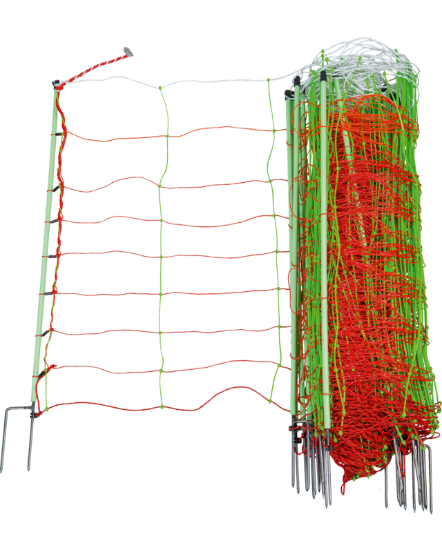 Patura Tornado XL schrikdraadnet, combi 90 cm hoog met dubbele punt, 50m