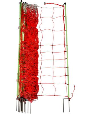 Patura Tornado XL schrikdraadnet met aardgeleider, dubbele pin, 30,6m, hoogte 1,20m