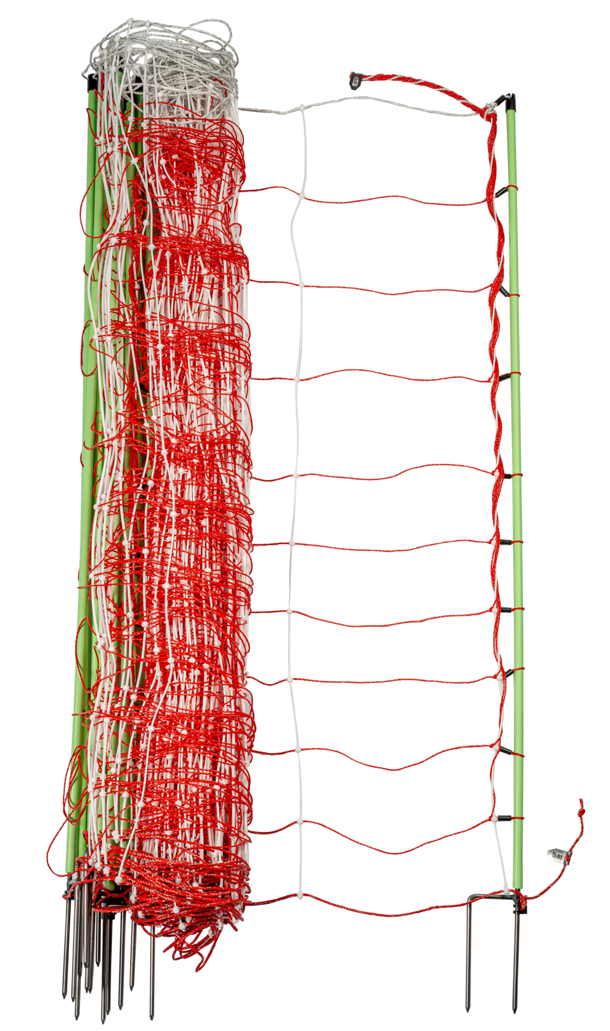 Patura Tornado XL schrikdraadnet, combi, met aardgleider, 120 cm hoog, met dubble punt 30,6 m