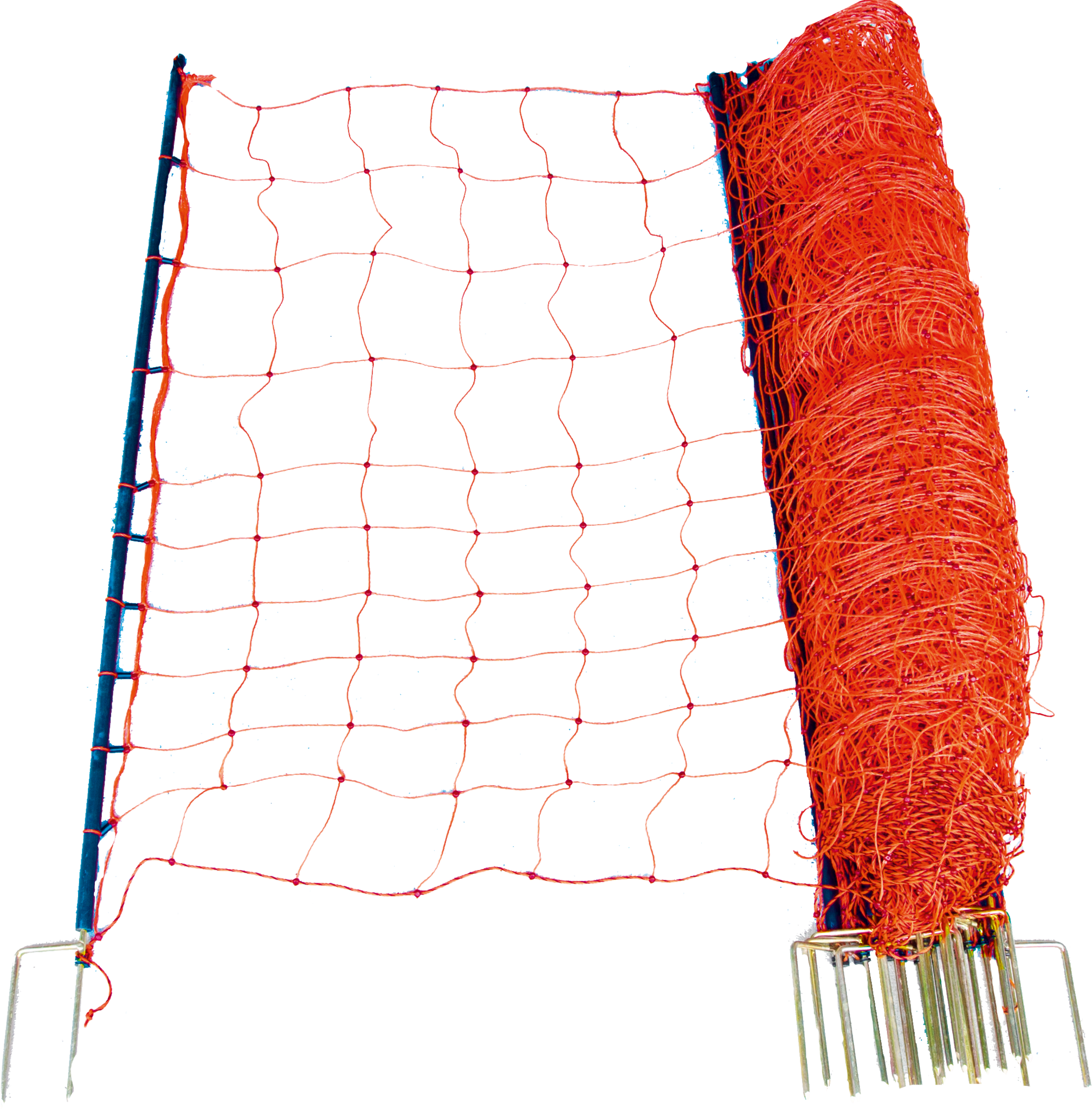 Patura Wolf afweernet 145 cm hoog, met duppele punt, 50 m