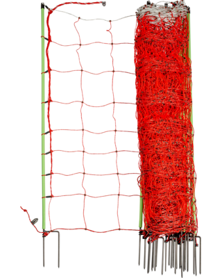 Patura Tornado XL schrikdraadnet, met aardgeleider 106 cm hoog met dubbele punt, 50m