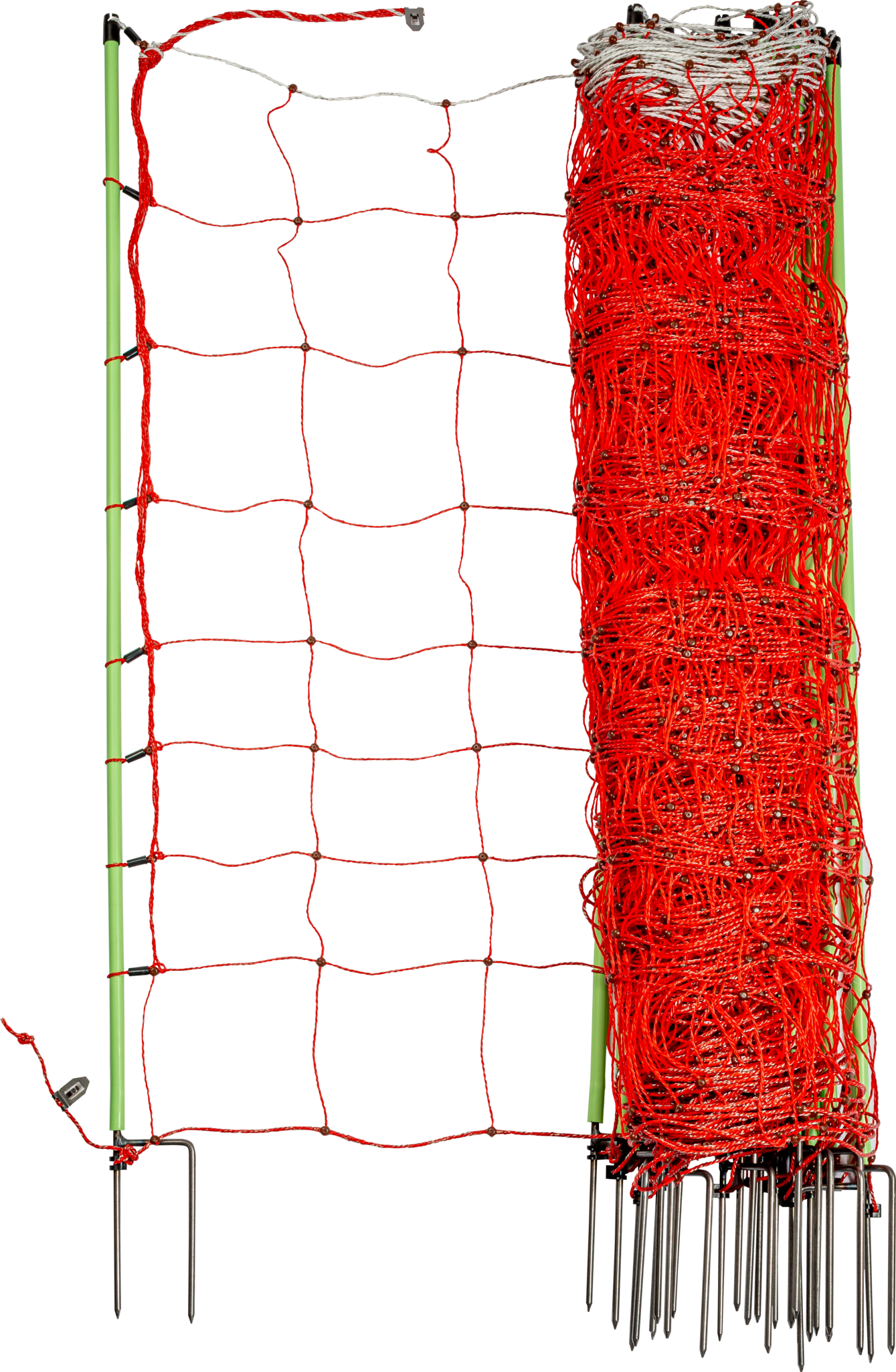 Patura Tornado XL schrikdraadnet, met aardgeleider 106 cm hoog met dubbele punt, 50m