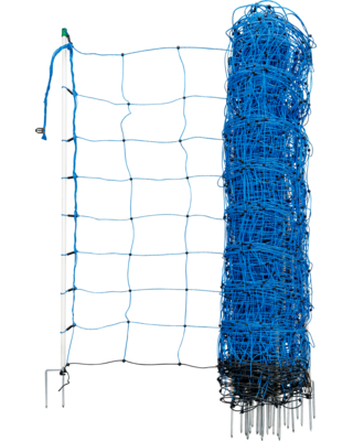 Patura Tornado schrikdraadnet, dubbele pin, blauw, 50m, hoogte 1,08m