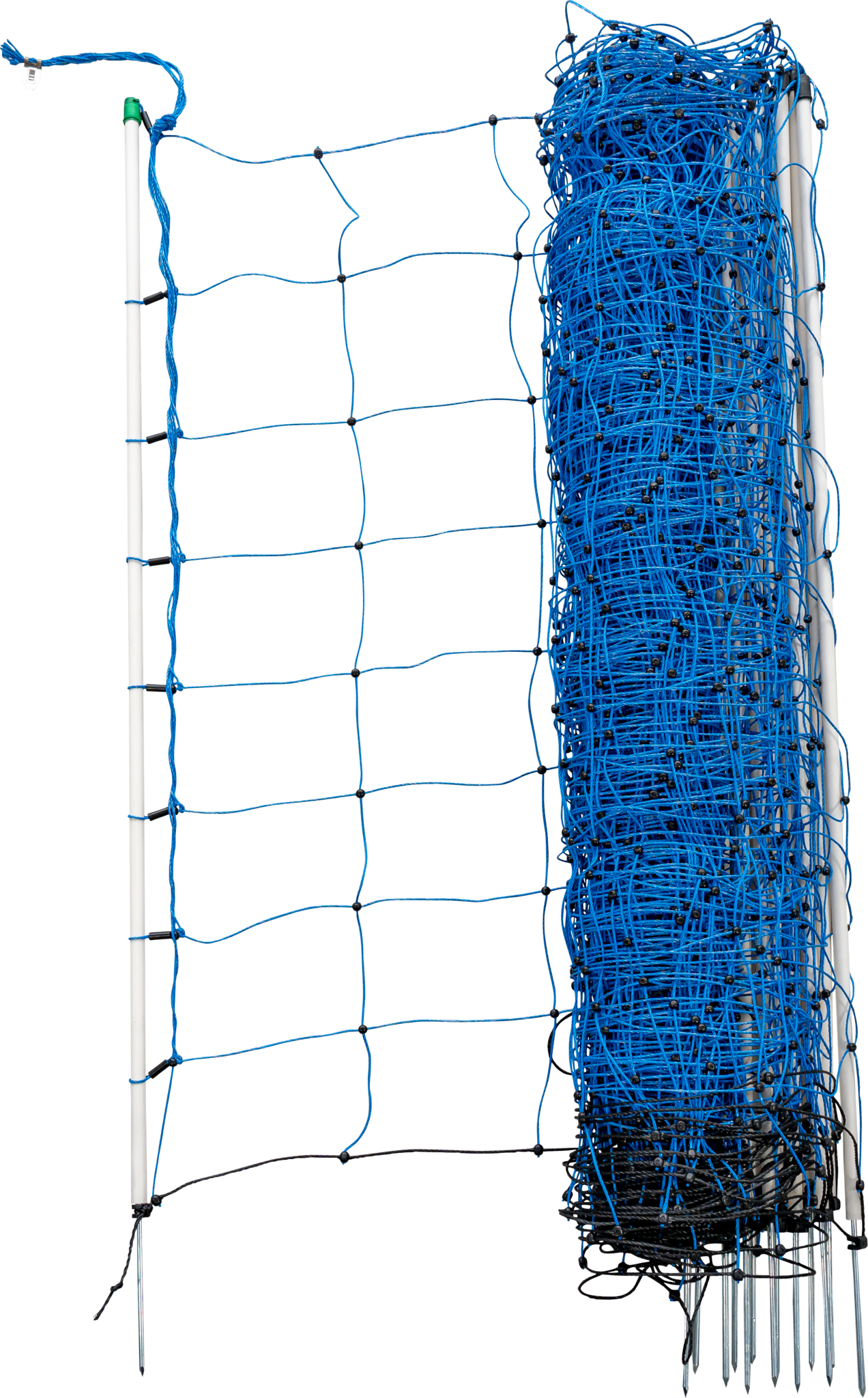 Patura Tornado Electric Fence Netting, blue, 108 cm high, with single spike, 50 m