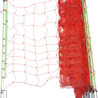 Patura Schrikdraadnet "plus/minus" 120 cm hoog, met duppele punt, 50 m