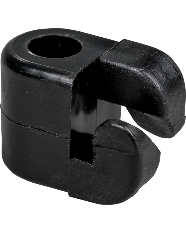 Patura Kunststof isolator zwart, voor 10 mm glasvezelpalen (25 stuks/verpakking)
