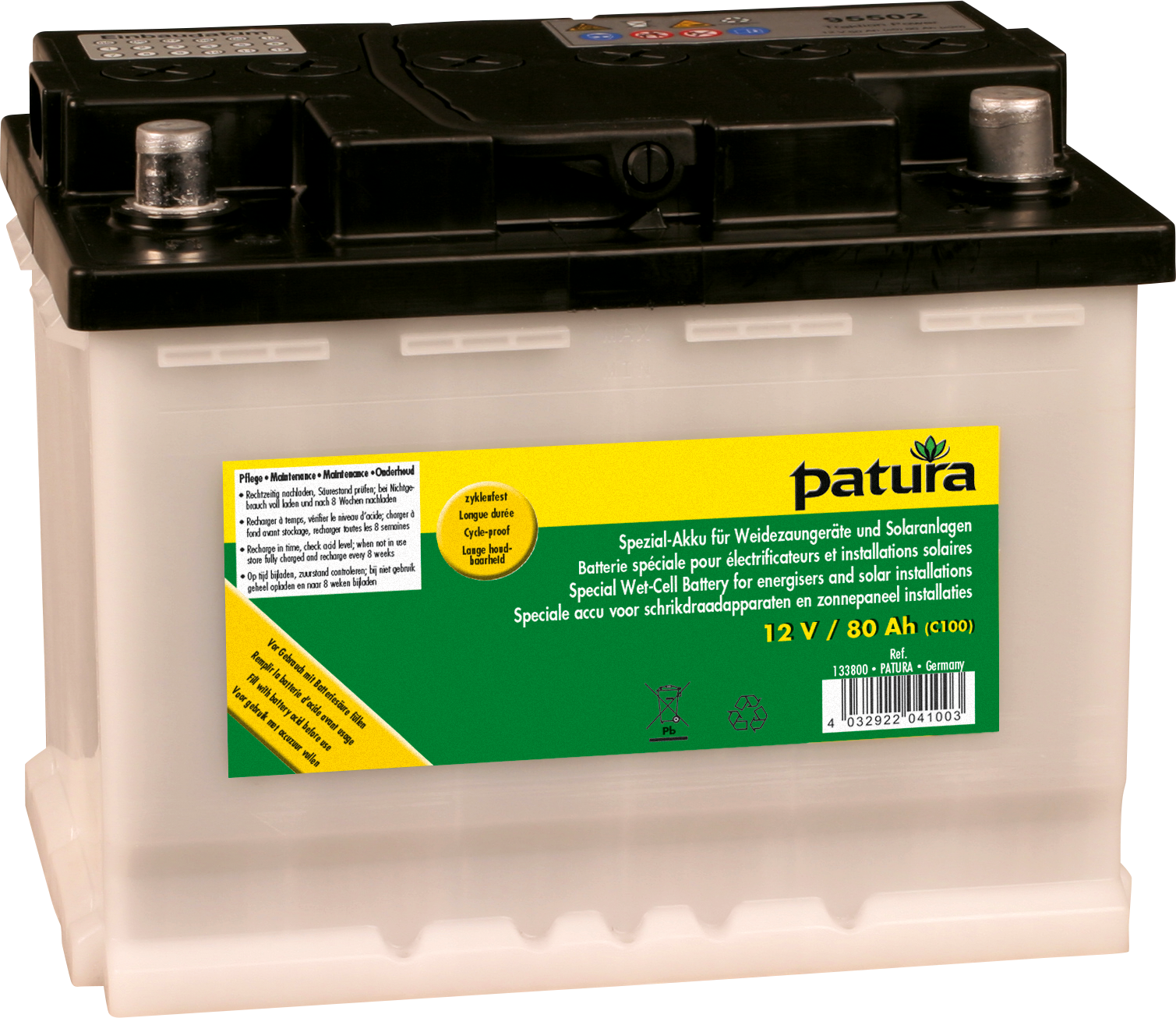 Patura Speciale accu 12V/80Ah