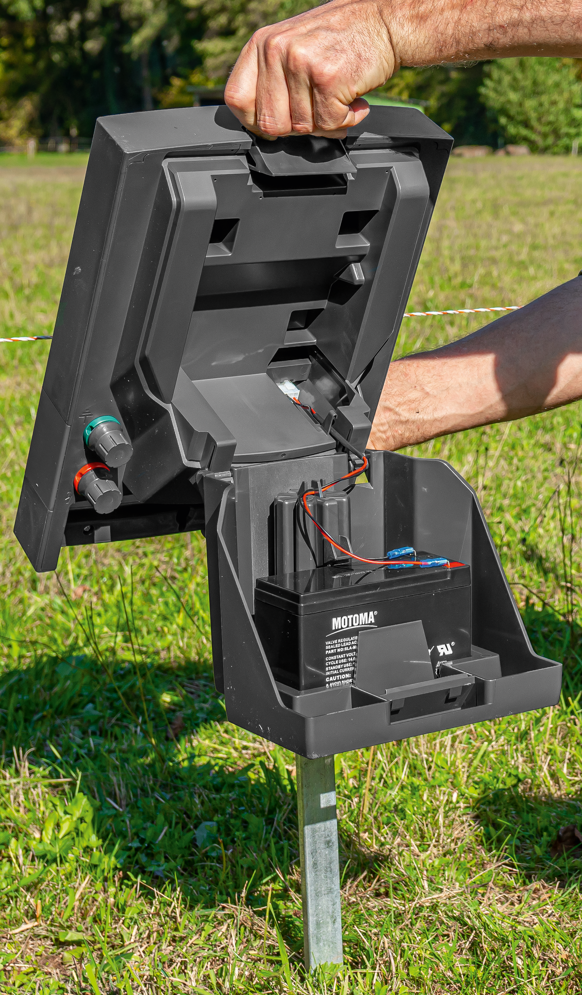 Patura P25 zonnepaneel, schrikdraadapparaat