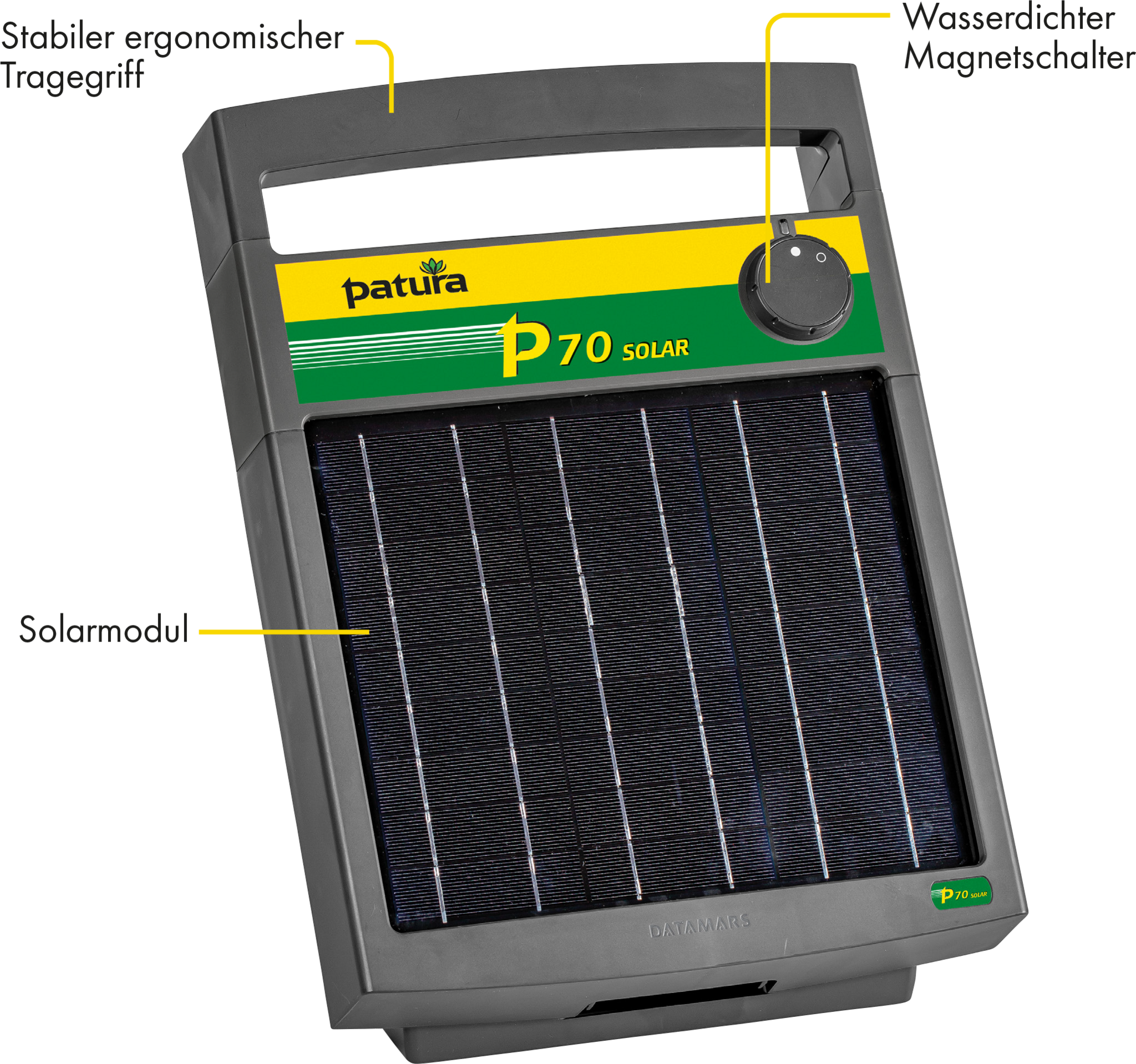 Patura P70 Zonnepaneel schrikdraadapparaat