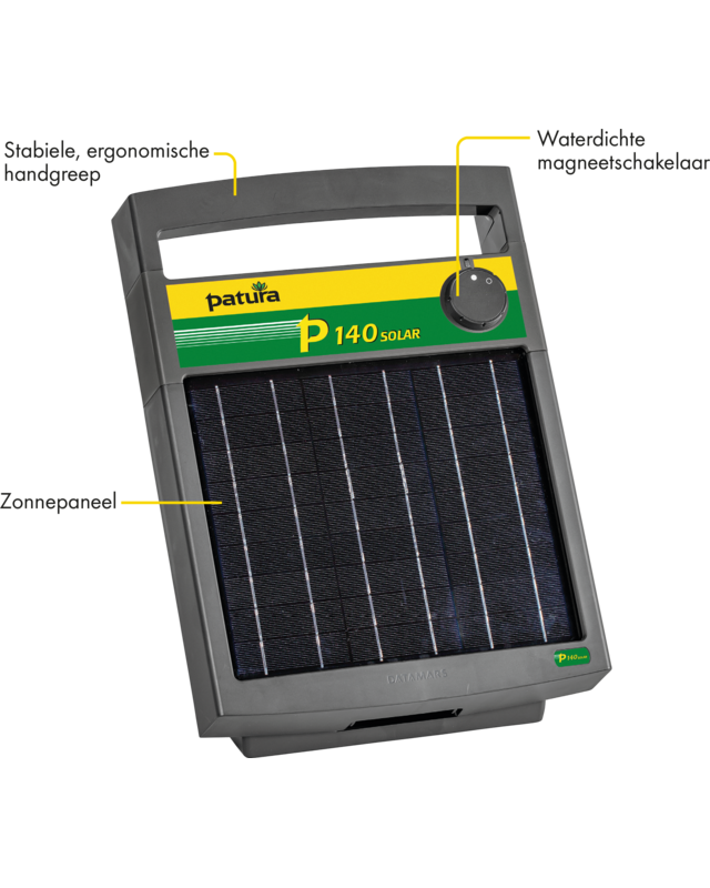 Patura P140 Zonnepaneel schrikdraadapparaat