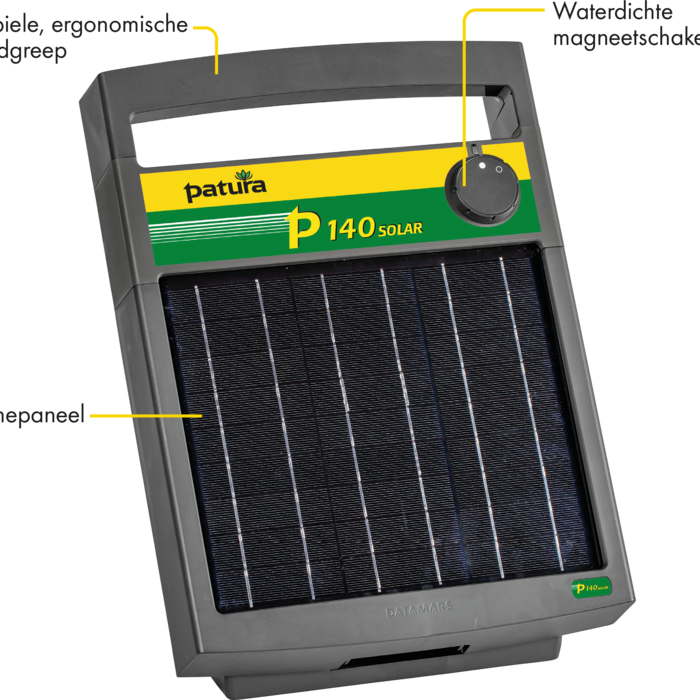Patura P140 Zonnepaneel schrikdraadapparaat