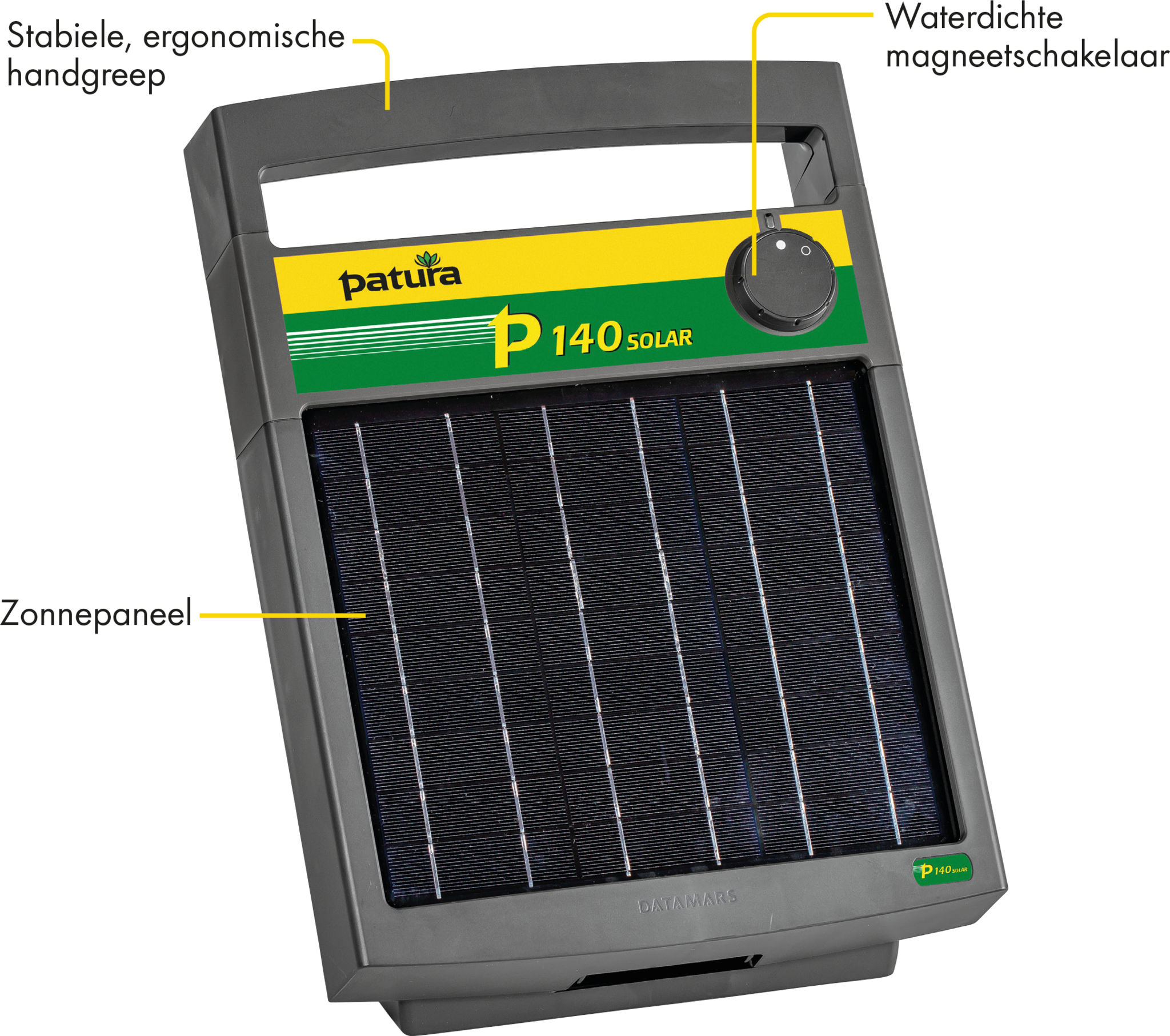 Patura P140 Zonnepaneel schrikdraadapparaat