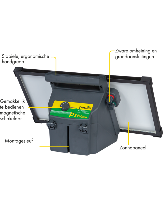 Patura P 340 Zonnepaneel Schrikapparaat