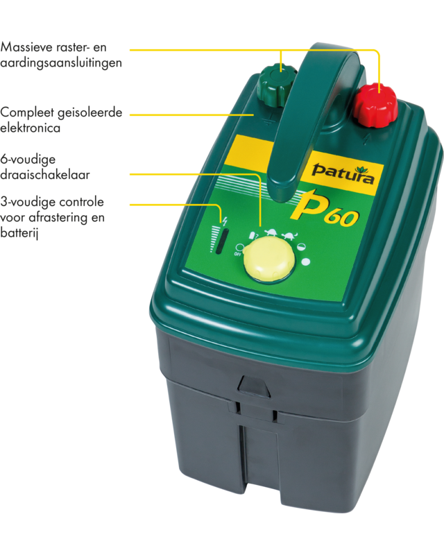 Patura P60 schrikdraadapparaat 9V