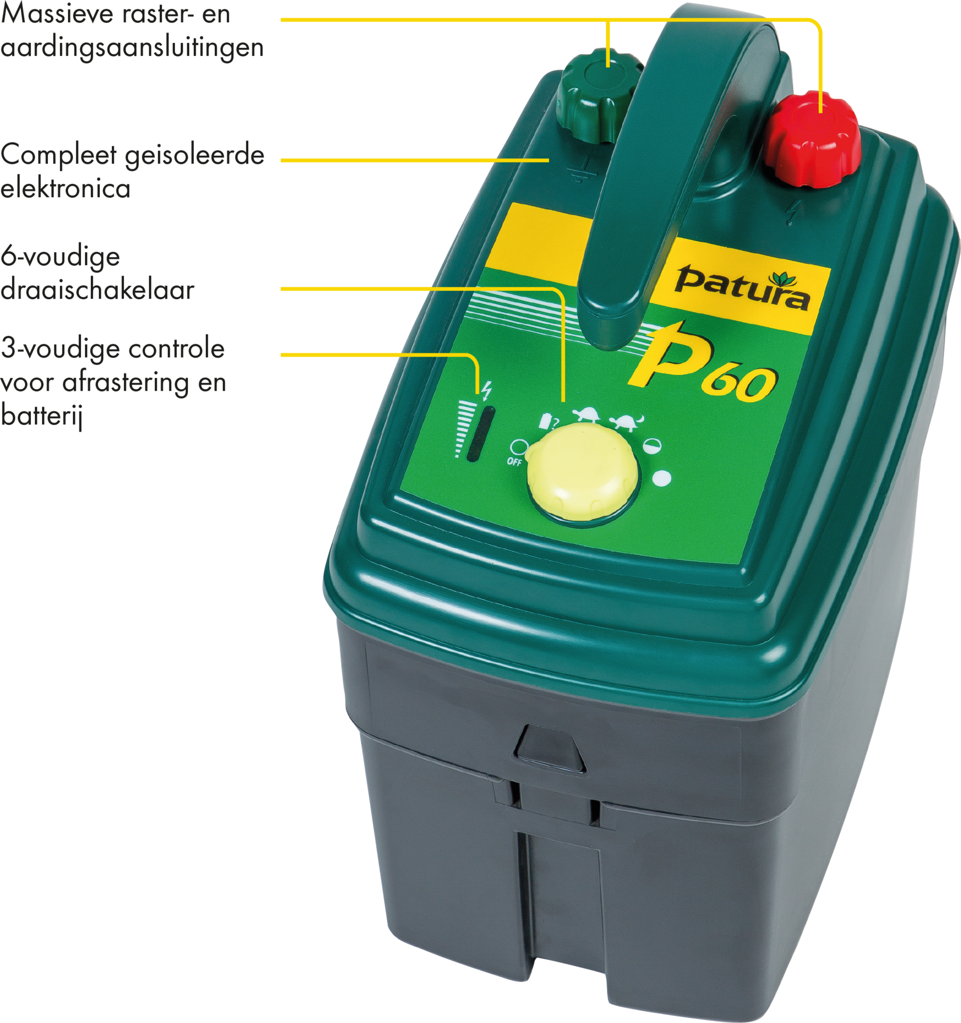 Patura P60 schrikdraadapparaat 9V