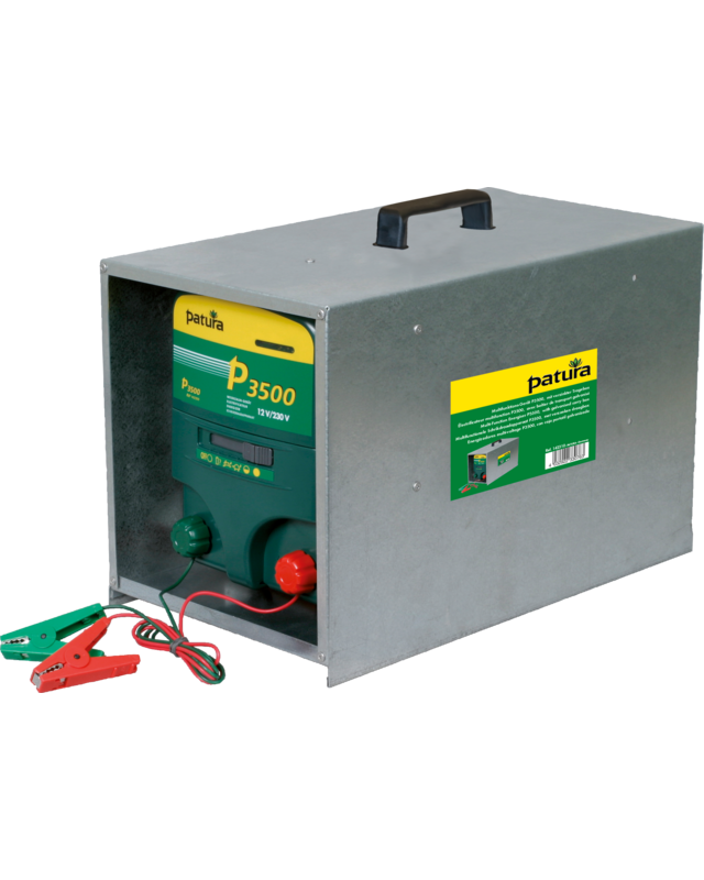 Patura P3500, multifunctionele schrikdapparaat 230V/ 12V met draagbox