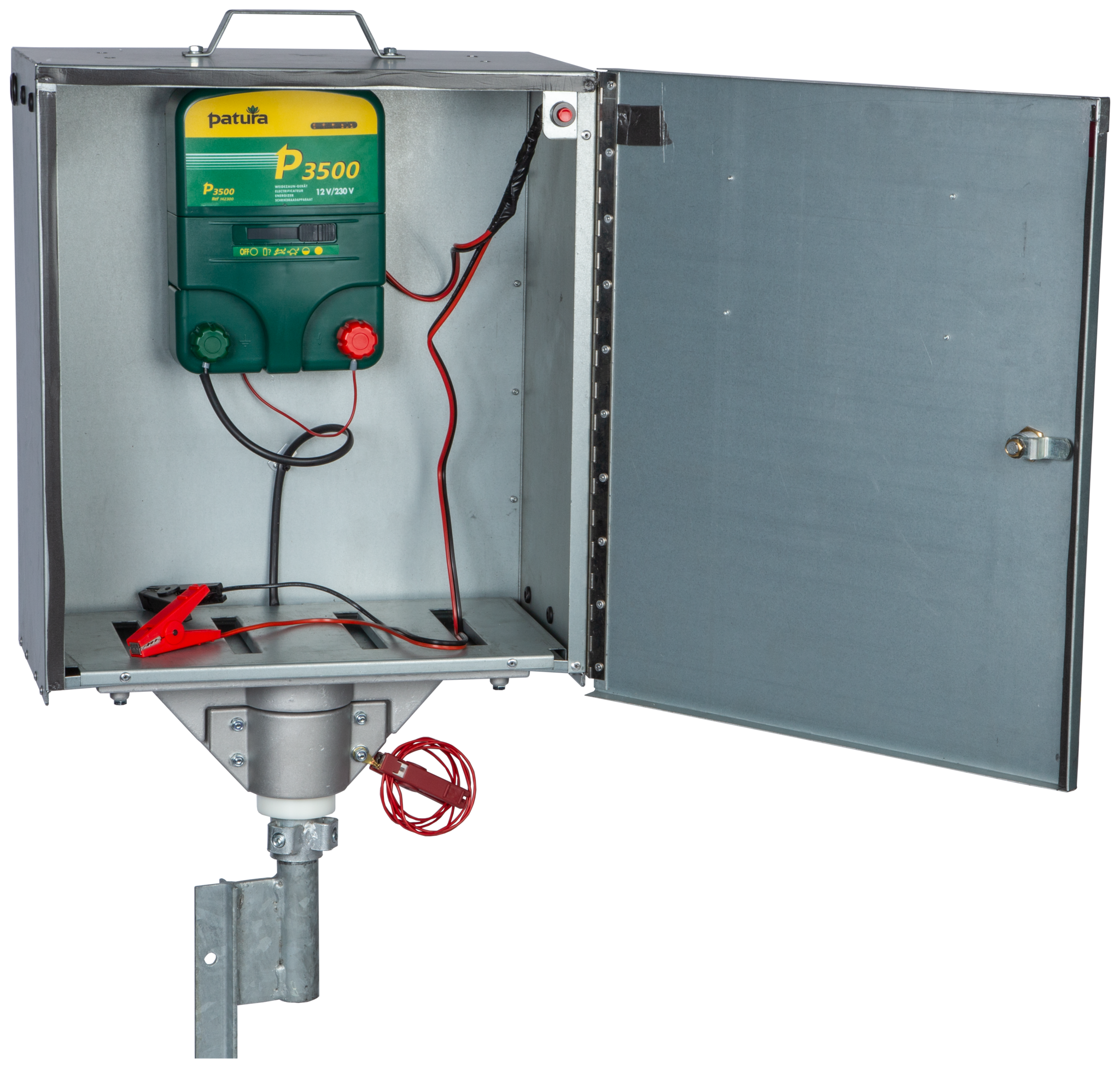 Patura P 3500 multifunctionele schrikdapparaat 230V/12V met veiligheidsbox en aardpen