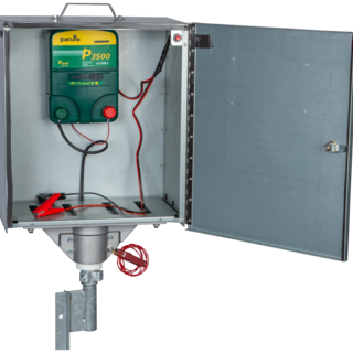 Patura Veiligheidsbox, met P 3500 Schrikdraadapparaat  + zonnepaneel 55 watt + supervlies accu 88 Ah