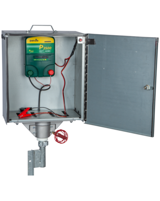 Patura Veiligheidsbox, met P 3500 Schrikdraadapparaat  + zonnepaneel 55 watt + supervlies accu 88 Ah